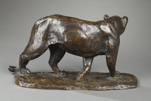Panthère marchant - Roger GODCHAUX (1878-1958) - Sculpture Style Art Déco