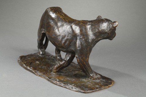 Panther walking - Roger GODCHAUX (1878-1958) - 