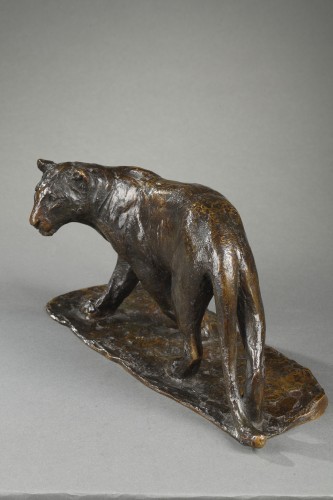 20th century - Panther walking - Roger GODCHAUX (1878-1958)