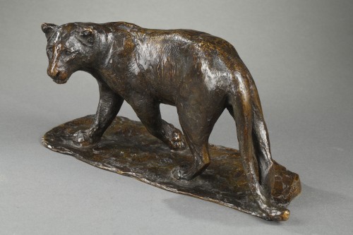 Art Déco - Panther walking - Roger GODCHAUX (1878-1958)