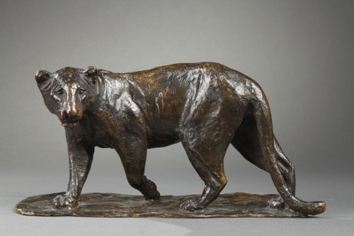 Antiquités - Panther walking - Roger GODCHAUX (1878-1958)