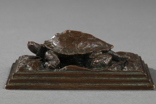 Sculpture  - Turtle - Antoine-Louis BARYE (1796-1875)