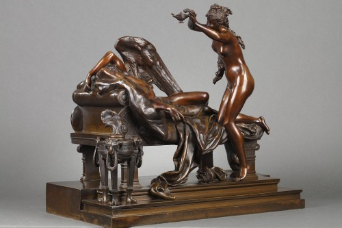 Sculpture  - Cupid and Psyche - Albert-Ernest CARRIER-BELLEUSE (1824-1887)