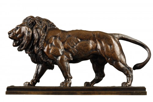 Lion walking - Antoine-Louis BARYE (1796-1875)