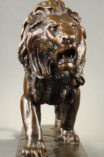 Sculpture  - Lion walking - Antoine-Louis BARYE (1796-1875)