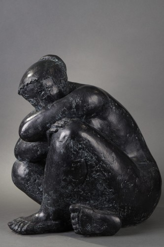 Sculpture Sculpture en Bronze - Songeuse - Antoniucci VOLTI (1915-1989)