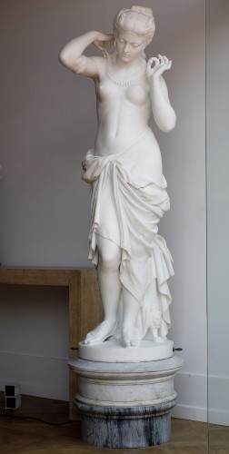 Vierge égyptienne - Giulio TADOLINI (1849-1918) - Sculpture Style Napoléon III