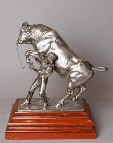 Antiquités - Bull with handler - Isidore-Jules BONHEUR (1827-1901)