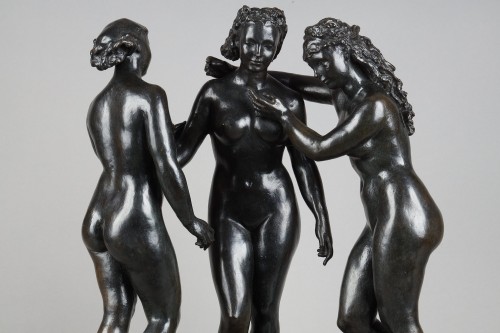 Les Trois Grâces - Alfred JANNIOT (1889-1969) - Sculpture Style 