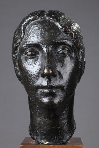Sculpture Sculpture en Bronze - Portrait de femme - Marcel GIMOND (1894-1961)