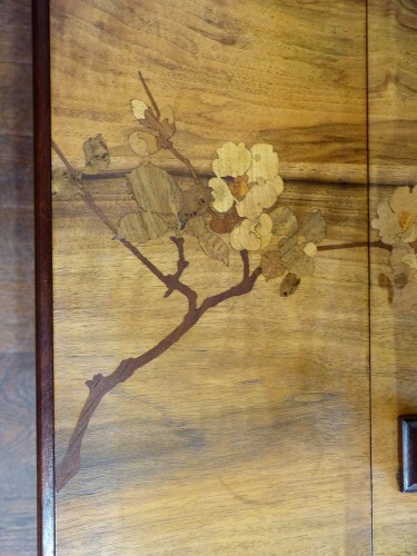 Antiquités - Emile Gallé, Art Nouveau sideboard with flaps Japanese decoration