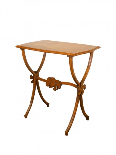 Emile Gallé - Art nouveau marquetry side table