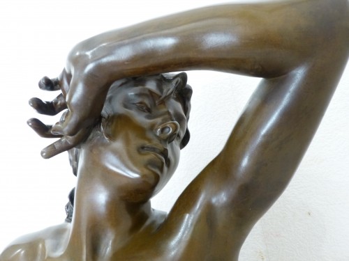 Sculpture Sculpture en Bronze - Le Réveil - Georges Saulo (1865-1945) 