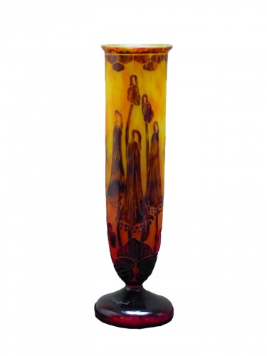 Le Verre Français - Campanula vase 25s Schneider Charder