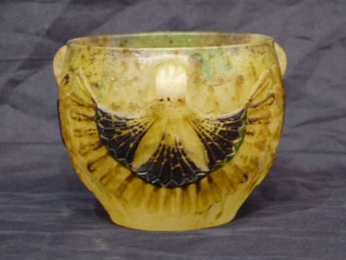 Argy Rousseau - Coupe Art nouveau en pâte de verre - Verrerie, Cristallerie Style Art nouveau