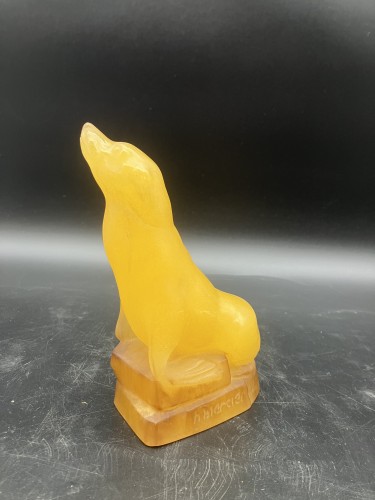 Walter et Mercier - Otarie en pâte de verre Art nouveau Nancy - Art nouveau
