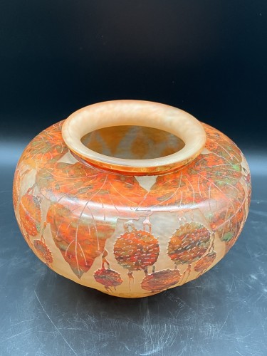 XXe siècle - Charder Le Verre Français Grand vase art déco