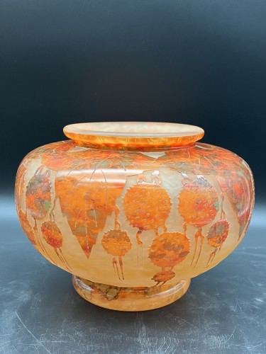 Art Déco - Charder Le Verre Français Grand vase art déco