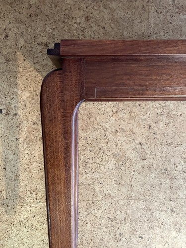 Art nouveau - Table basse Gallé aux éléphants passant sous les bananiers
