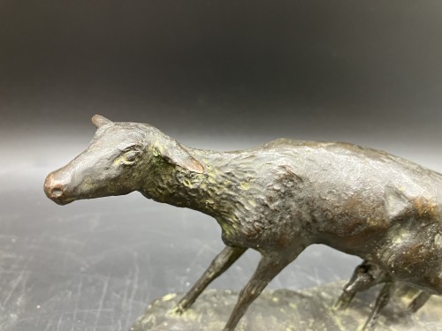 Ary Bitter (1883-1973)  - Laiche et ses faons - Art nouveau