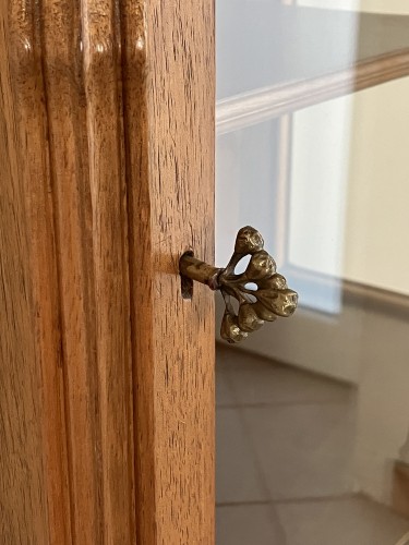 XXe siècle - Gallé - Vitrine Art nouveau aux ombelles