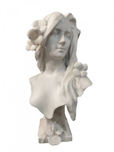 Georges Coudray (1902-1998) - Jeune fille aux nénuphars