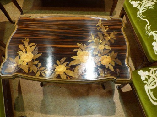 Table basse Art Nouveau Emile Gallé - Mobilier Style Art nouveau