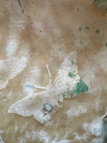 Daum Nancy - Vase d'ombelles libellules et papillons - Galerie Vaudemont