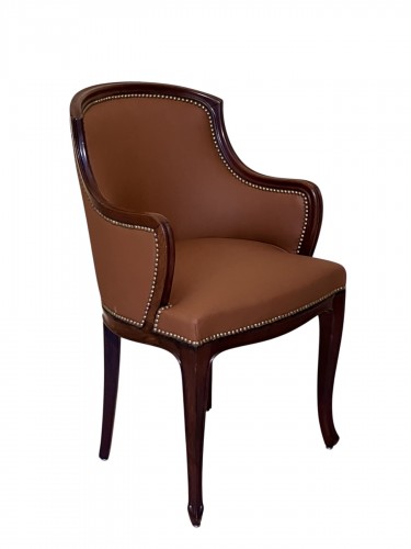 Majorelle Nancy - Fauteuil de bureau en acajou