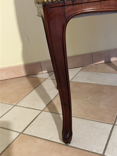 Antiquités - Majorelle Nancy - Fauteuil de bureau en acajou