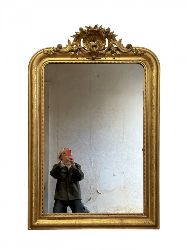 Miroir doré Louis-Philippe
