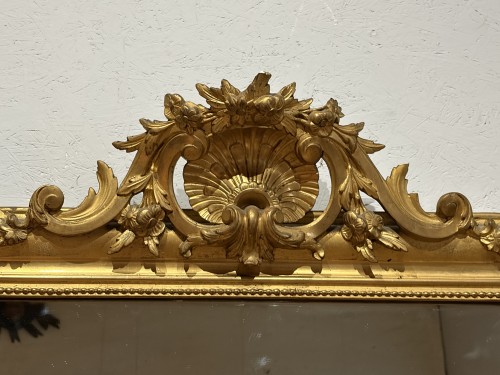 Miroir doré Louis-Philippe - Miroirs, Trumeaux Style Louis-Philippe