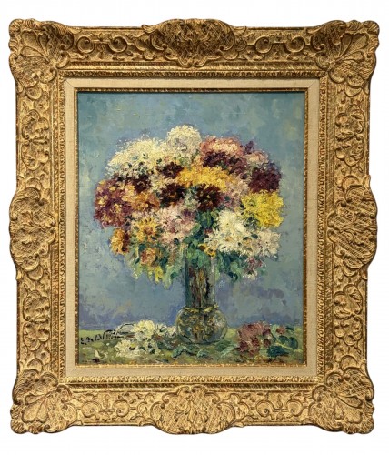 Emmanuel de la Villéon (1858 - 1944) Bouquet de fleurs