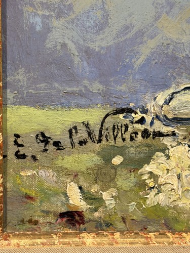 Emmanuel de la Villéon (1858 - 1944) bouquet of flowers - Paintings & Drawings Style Art nouveau