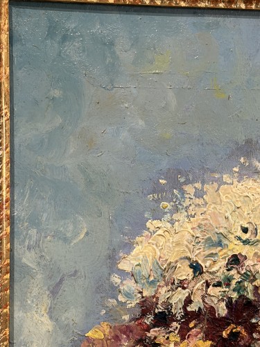 Antiquités - Emmanuel de la Villéon (1858 - 1944) bouquet of flowers