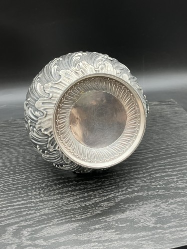 Aiguière en argent et cristal poinçon Minerve - Galerie Vaudemont
