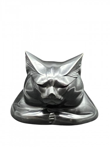 Valentine Schlegel (1925 - 2021) - Le Chat Tirage limité 1/8. Fonderie de la Plaine