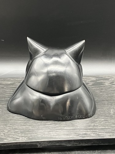 Valentine Schlegel (1925 - 2021) - Le Chat Tirage limité 1/8. Fonderie de la Plaine - Galerie Vaudemont