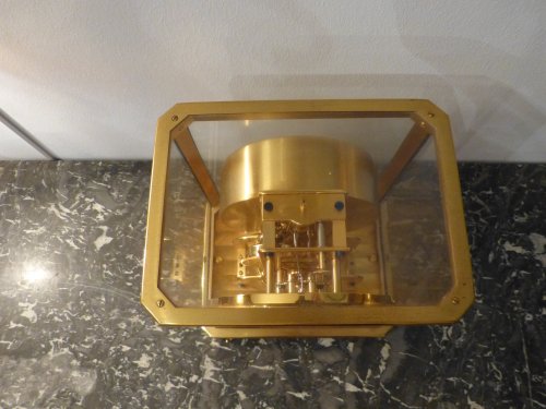 Pendule Atmos en bronze doré, Jaeger Lecoultre Suisse - Horlogerie Style Art Déco
