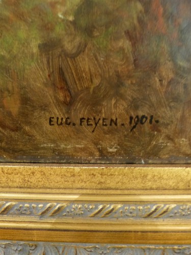 XXe siècle - Jacques Eugène Feyen (1815-1908) - Mère et son enfant
