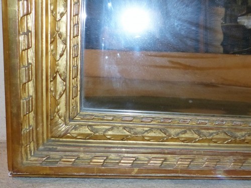 Miroir bois doré XIXe siècle - Miroirs, Trumeaux Style Napoléon III