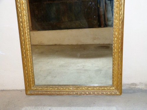 Miroirs, Trumeaux  - Miroir bois doré XIXe siècle
