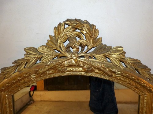 Miroir bois doré XIXe siècle - Galerie Vaudemont
