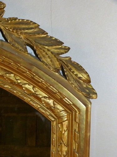 Miroir bois doré XIXe siècle - Napoléon III