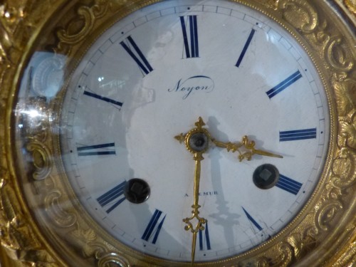 Importante pendule en bronze doré Napoléon III - Horlogerie Style Napoléon III