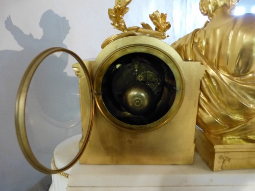 Importante pendule en bronze doré Napoléon III - Napoléon III