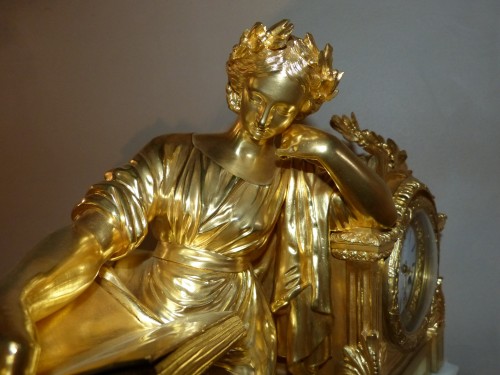 Napoléon III - Importante pendule en bronze doré Napoléon III
