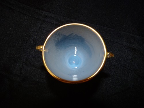 Daum, vase miniature en verre givré et gravé - Galerie Vaudemont