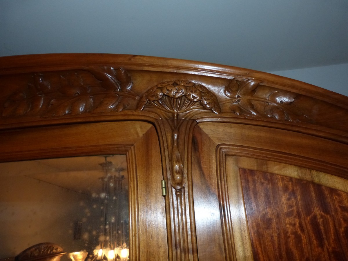 Laurent Neiss Chambre A Coucher Art Nouveau Aux Ombelles Xxe
