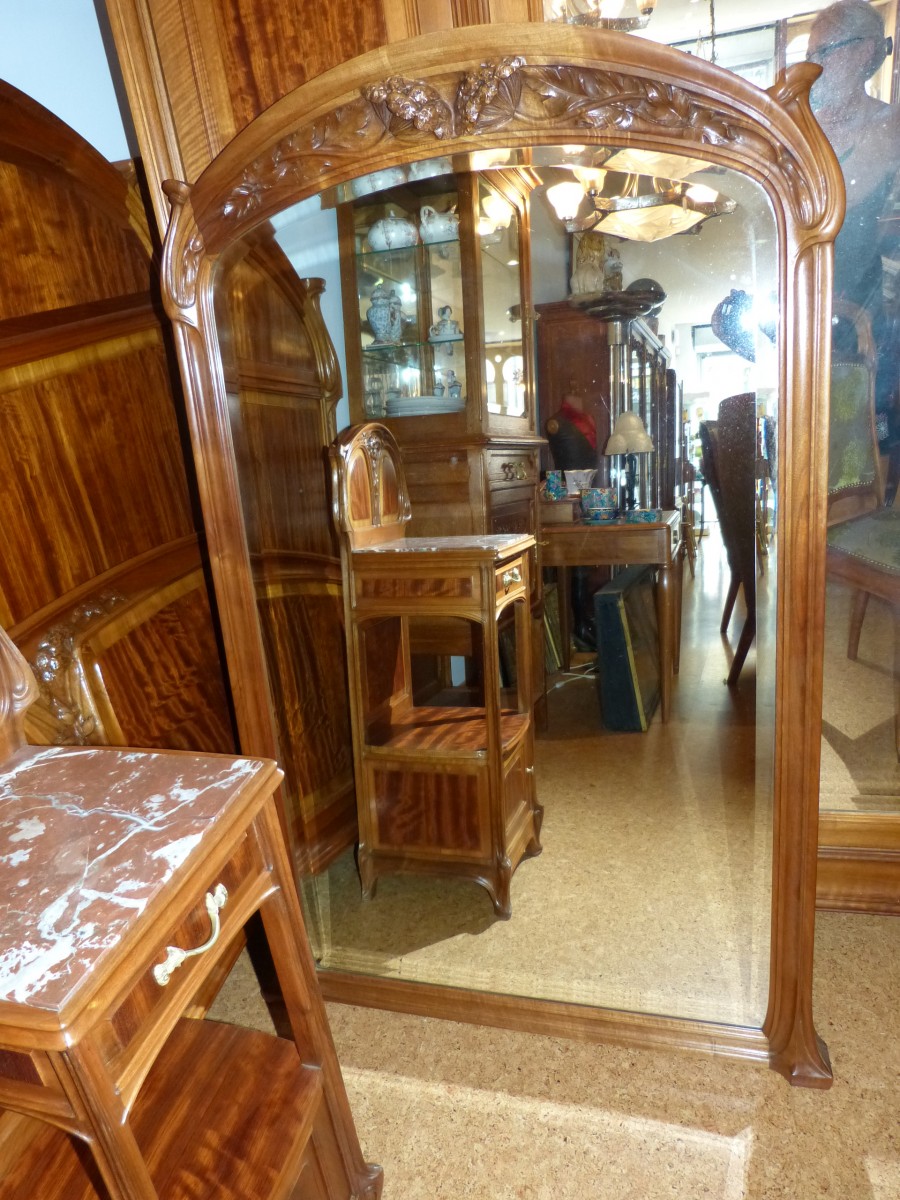 Laurent Neiss Chambre A Coucher Art Nouveau Aux Ombelles Xxe